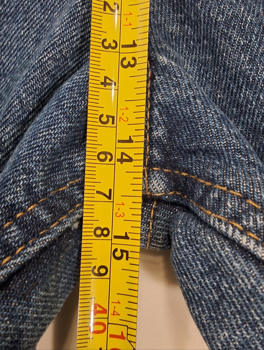 Carhartt NWT~Mens Relaxed Straight Fit Flannel Lined Jean~Dark Wash Denim~32X36 - Picture 10 of 11